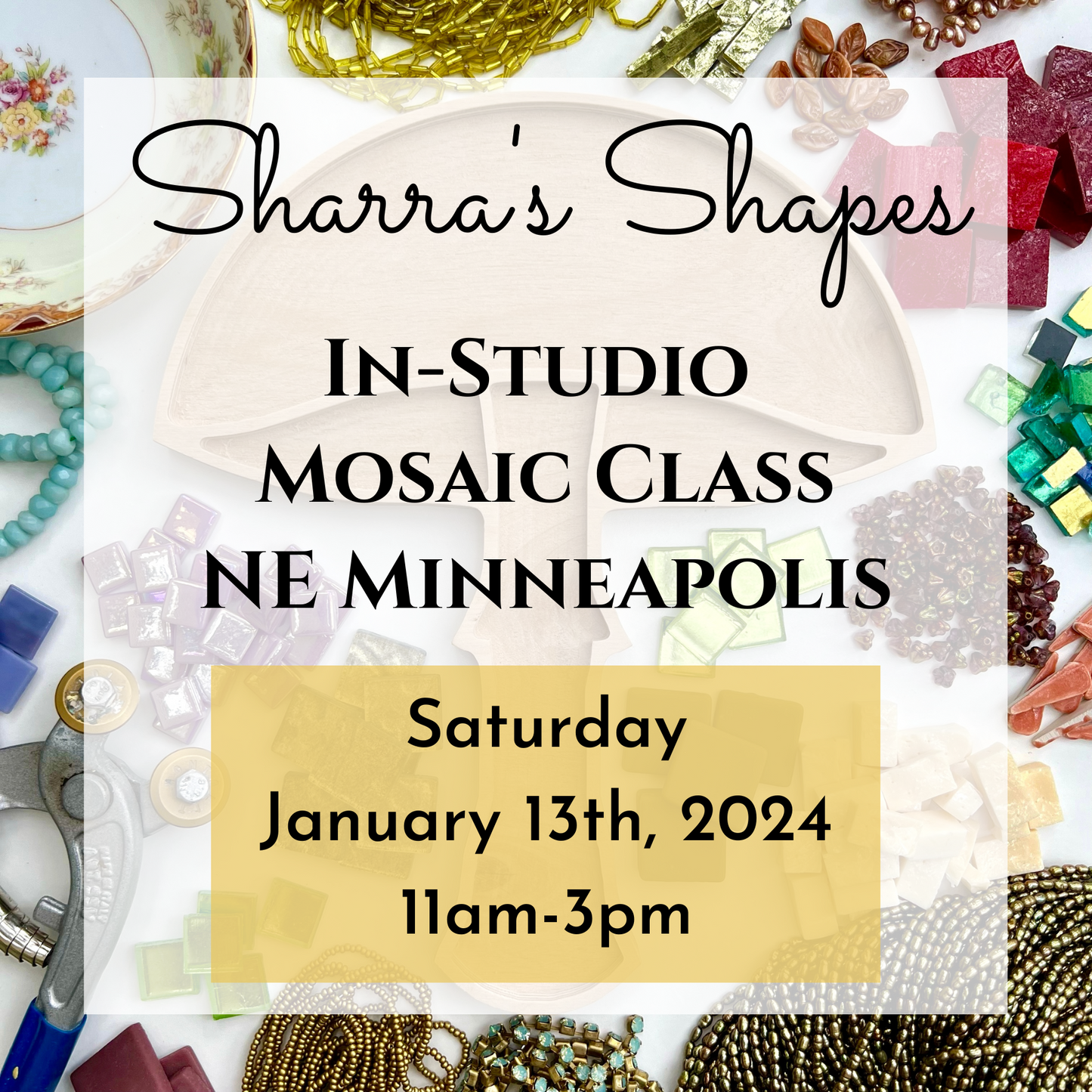 Minneapolis Mosaic Class- Saturday, January 13th, 2024