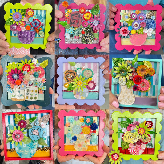 Mini Mosaic Floral Class | Minneapolis, MN | Friday, Feb 20th, 2026 (8 spots left!)