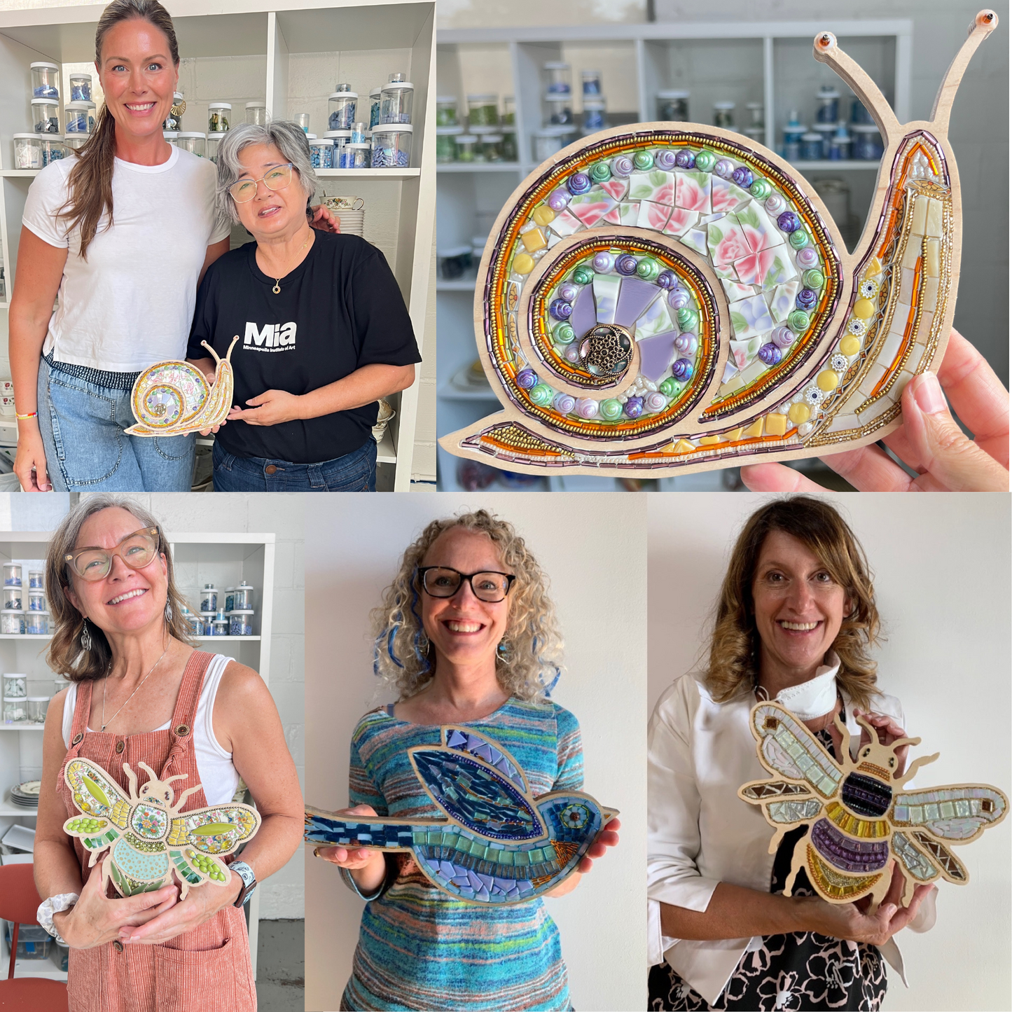 NEW! Sharra's Shapes | Snail Mosaic Frame | Indoor & Outdoor
