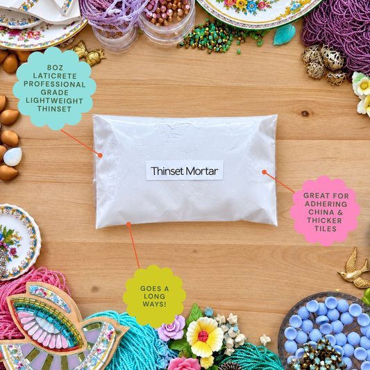 Sharra’s Go-To Thinset: Laticrete Thinset Mortar (White)