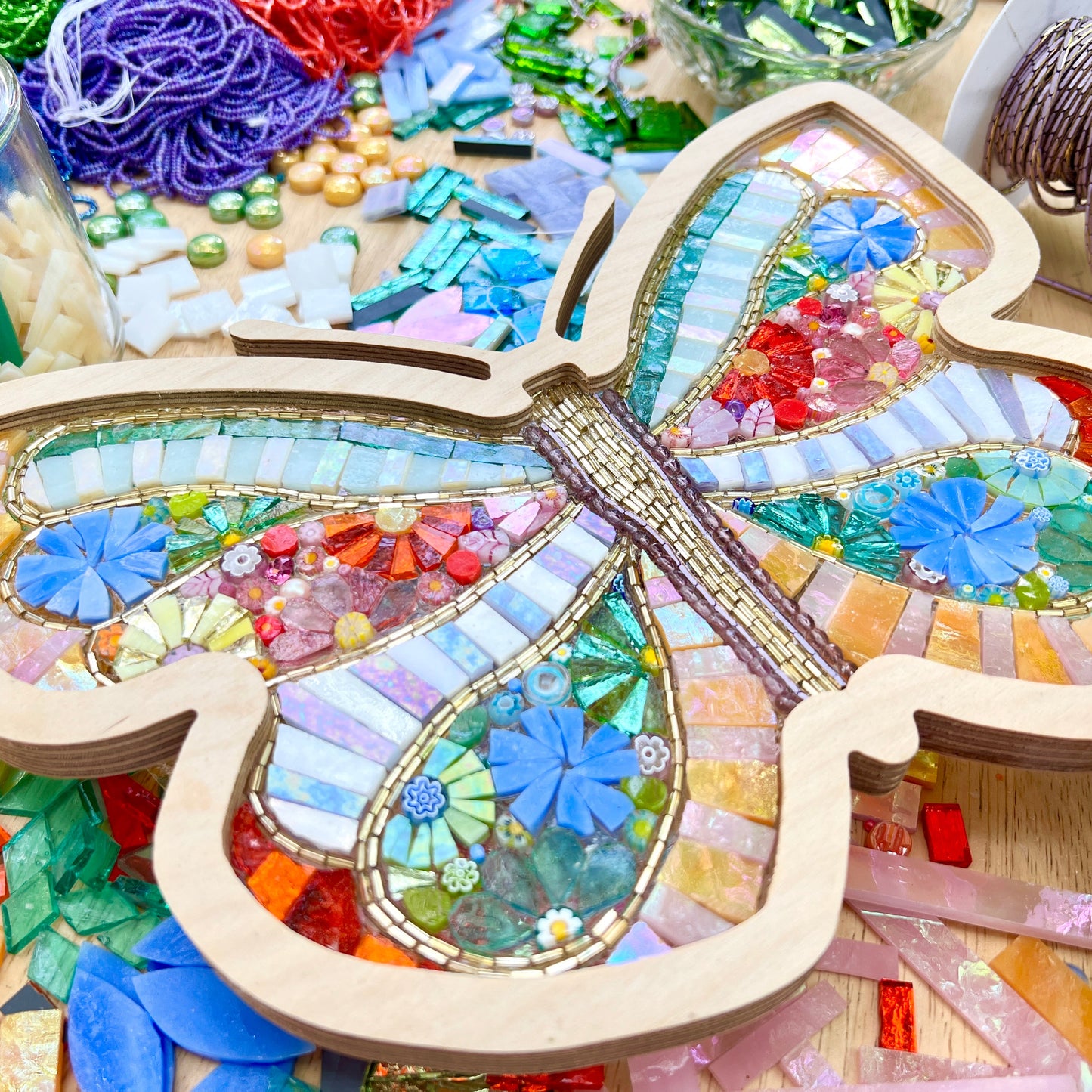 Butterfly Window Frame with Acrylic Glass