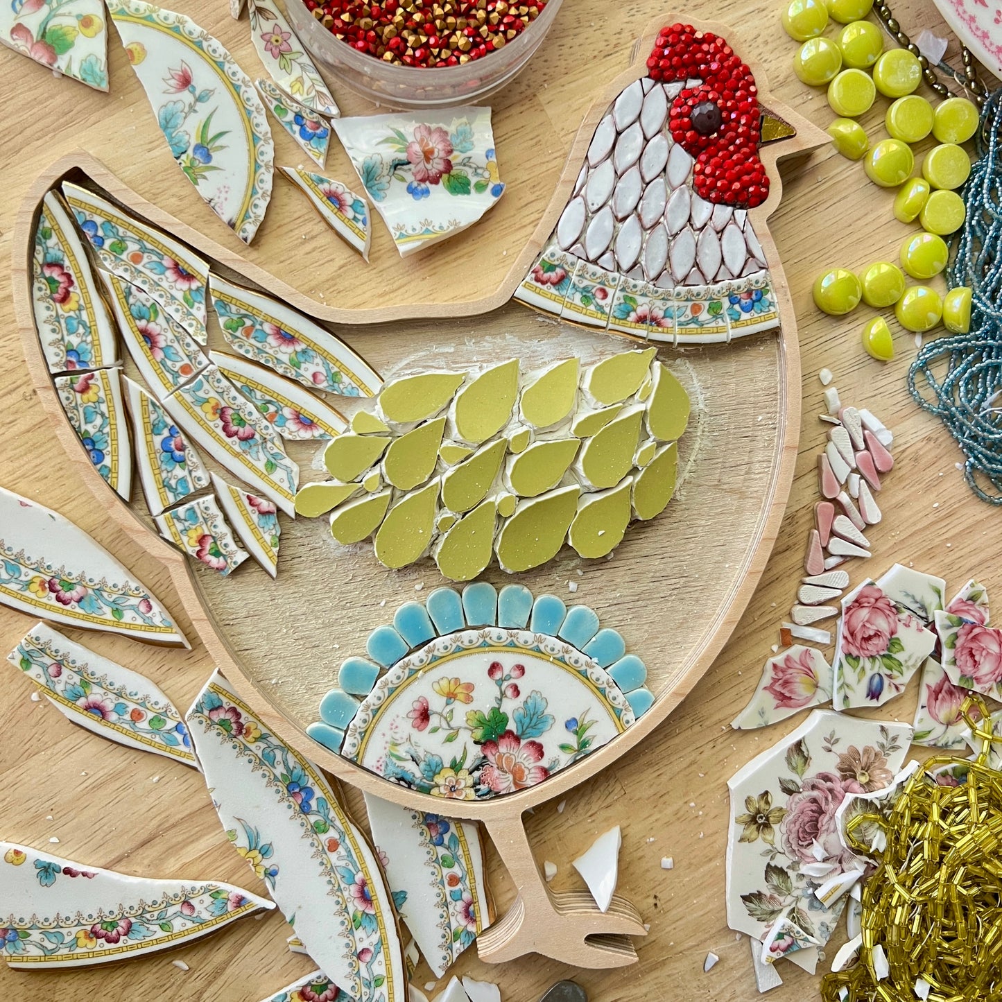Mosaic Chicken Kit + Video Instruction