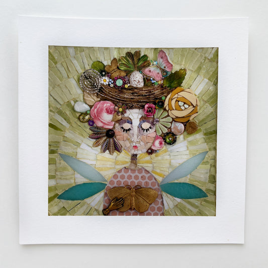 Giclée Print of Original Mosaic "Mother Nurture" by Sharra Frank