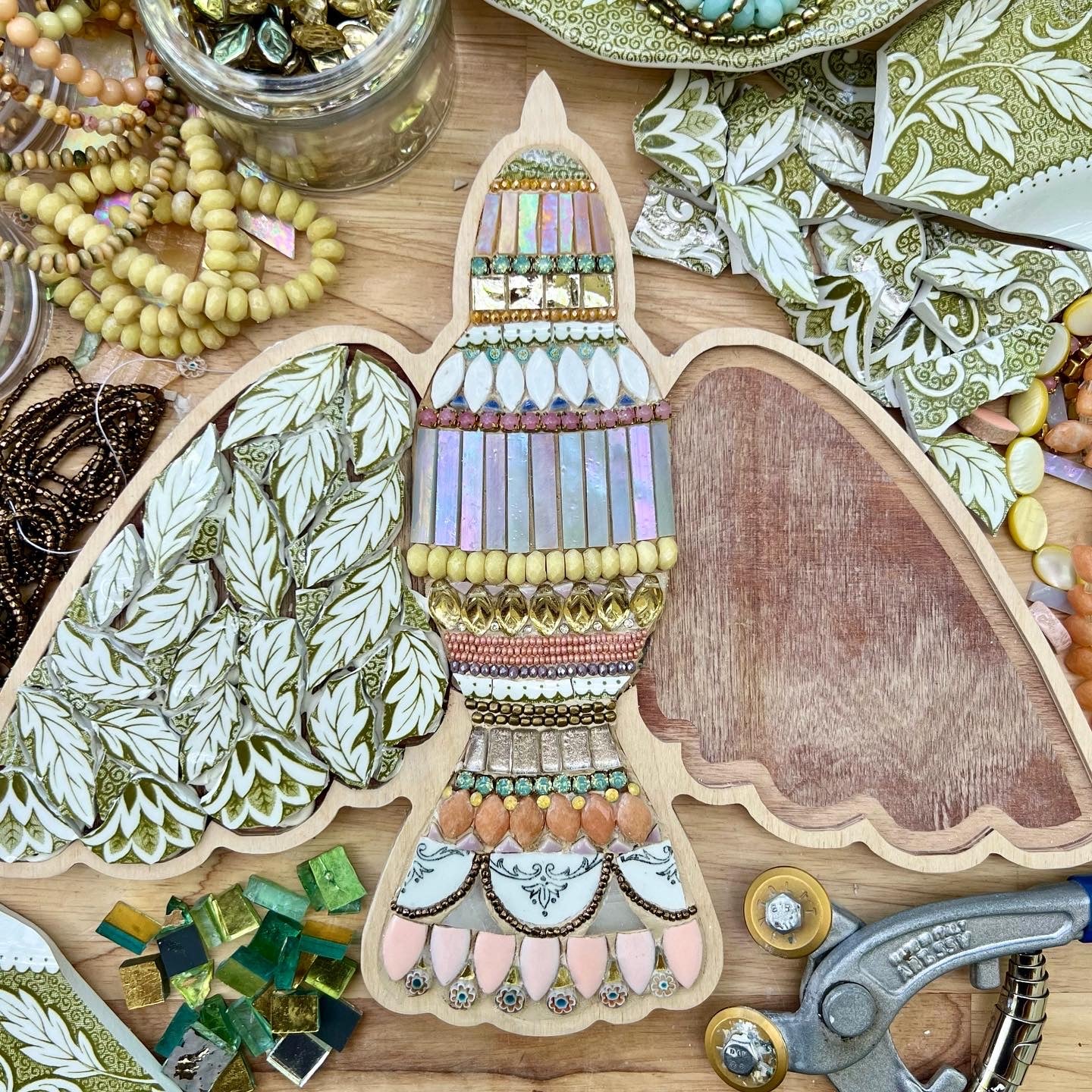 Sharra's Shapes | Bird Mosaic Frame
