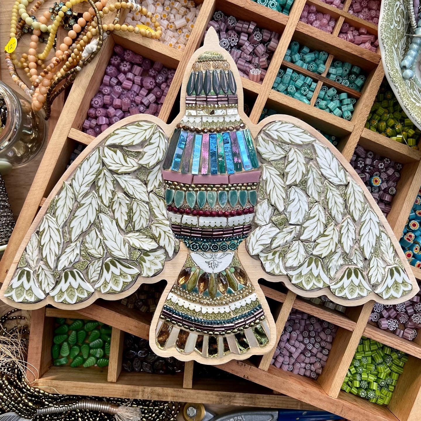 Sharra's Shapes | Bird Mosaic Frame