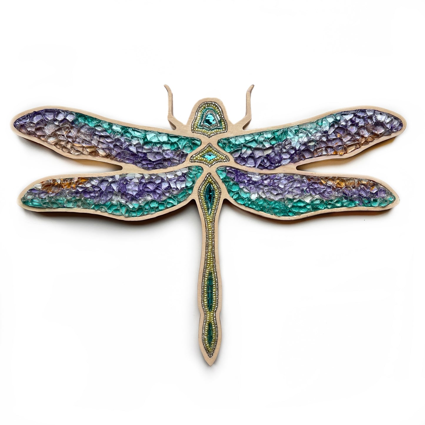 Sharra's Shapes | Dragonfly Mosaic Frame