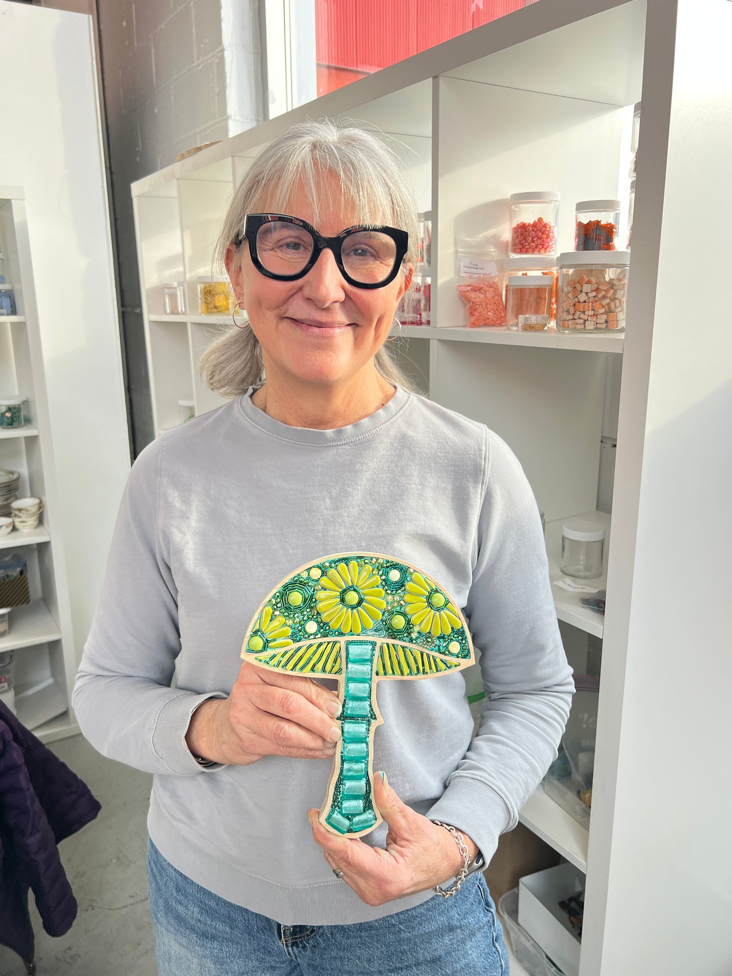 Sharra's Shapes | Mushroom Mosaic Frame