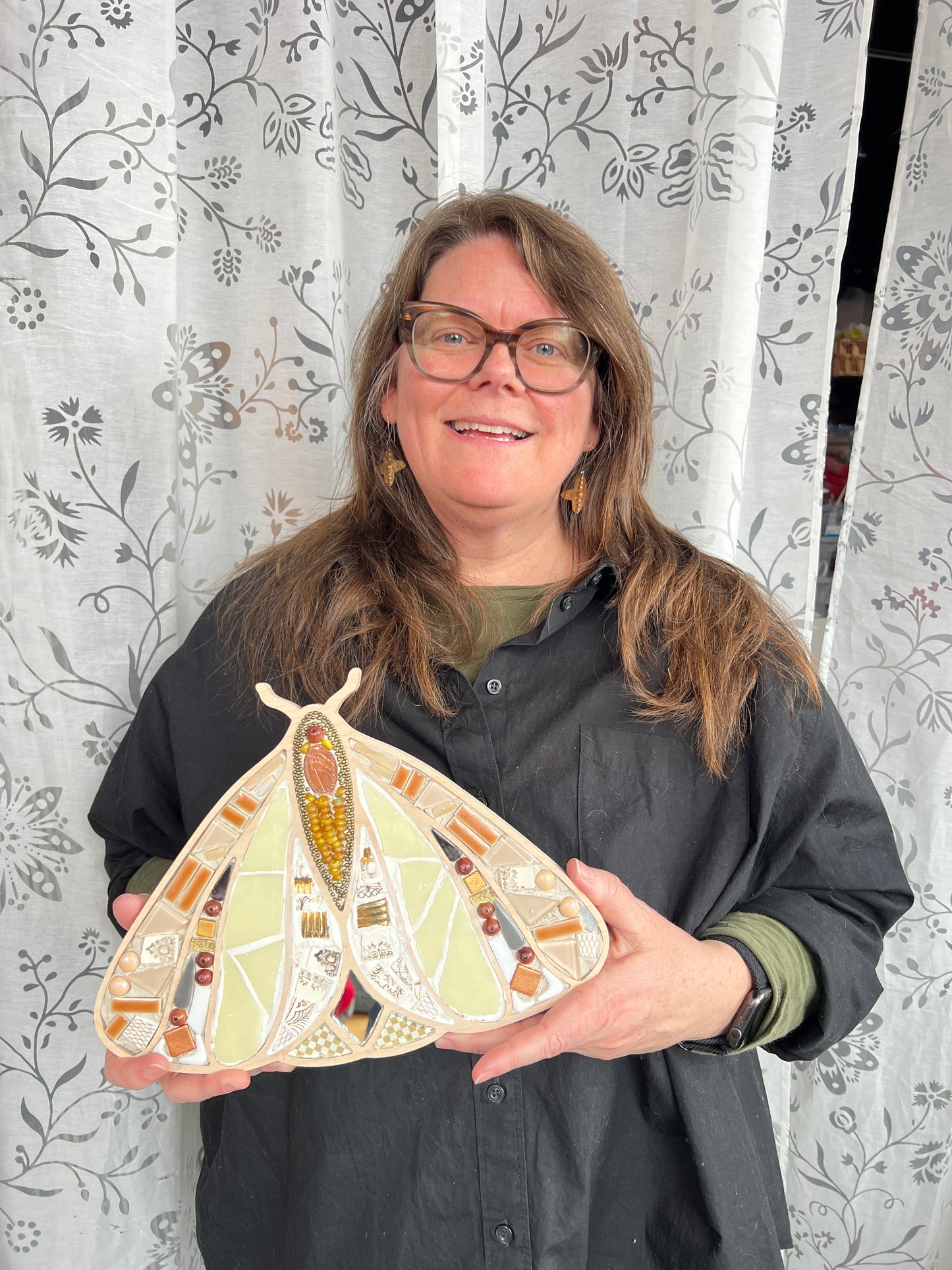 Sharra's Shapes | Moth Mosaic Substrate