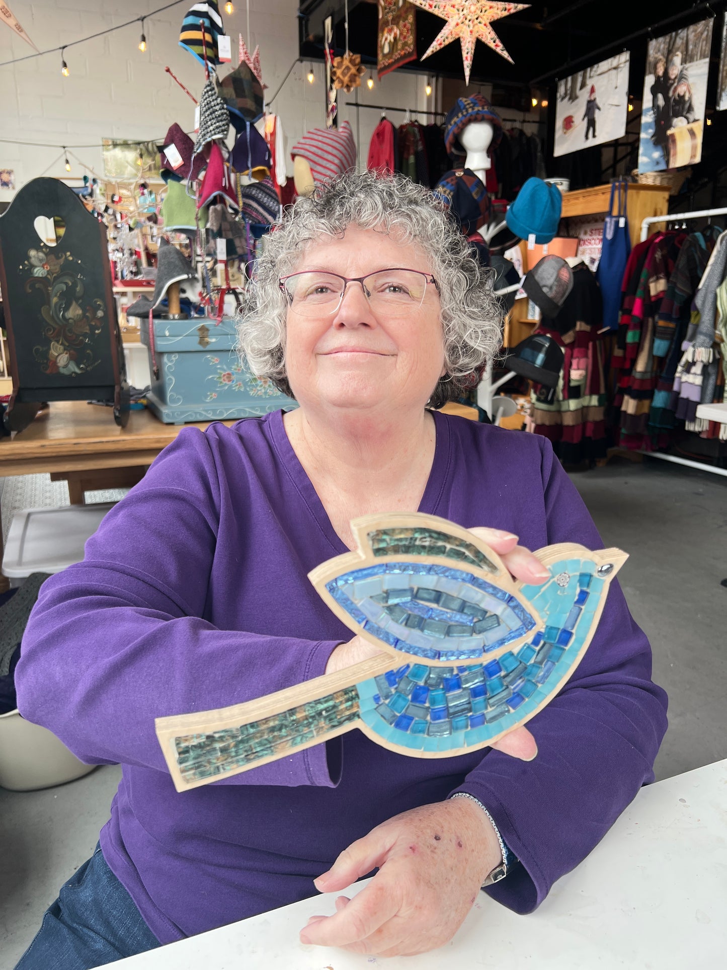 Sharra's Shapes | Bird Mosaic Frame