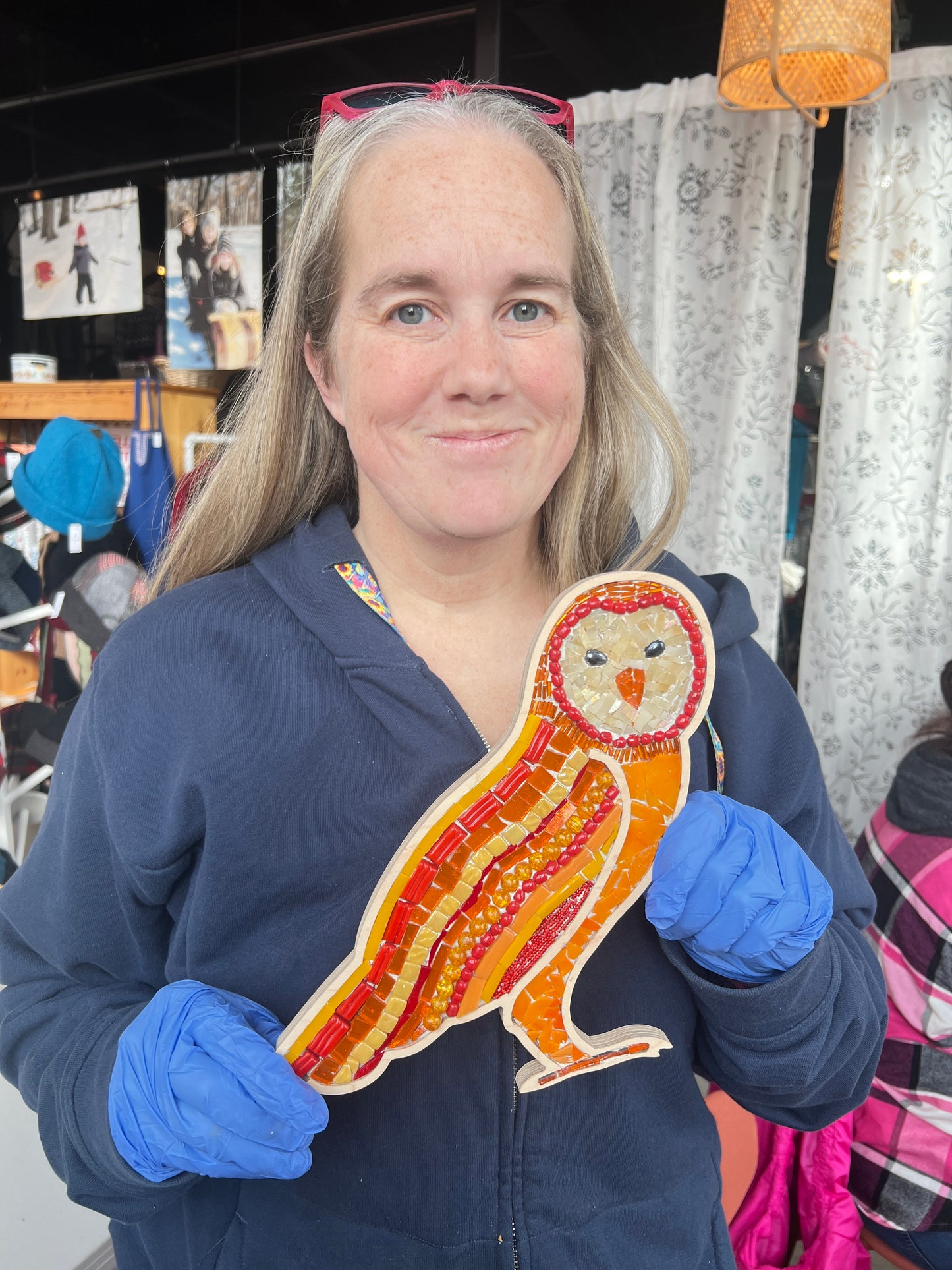 Sharra's Shapes | Owl Mosaic Frame