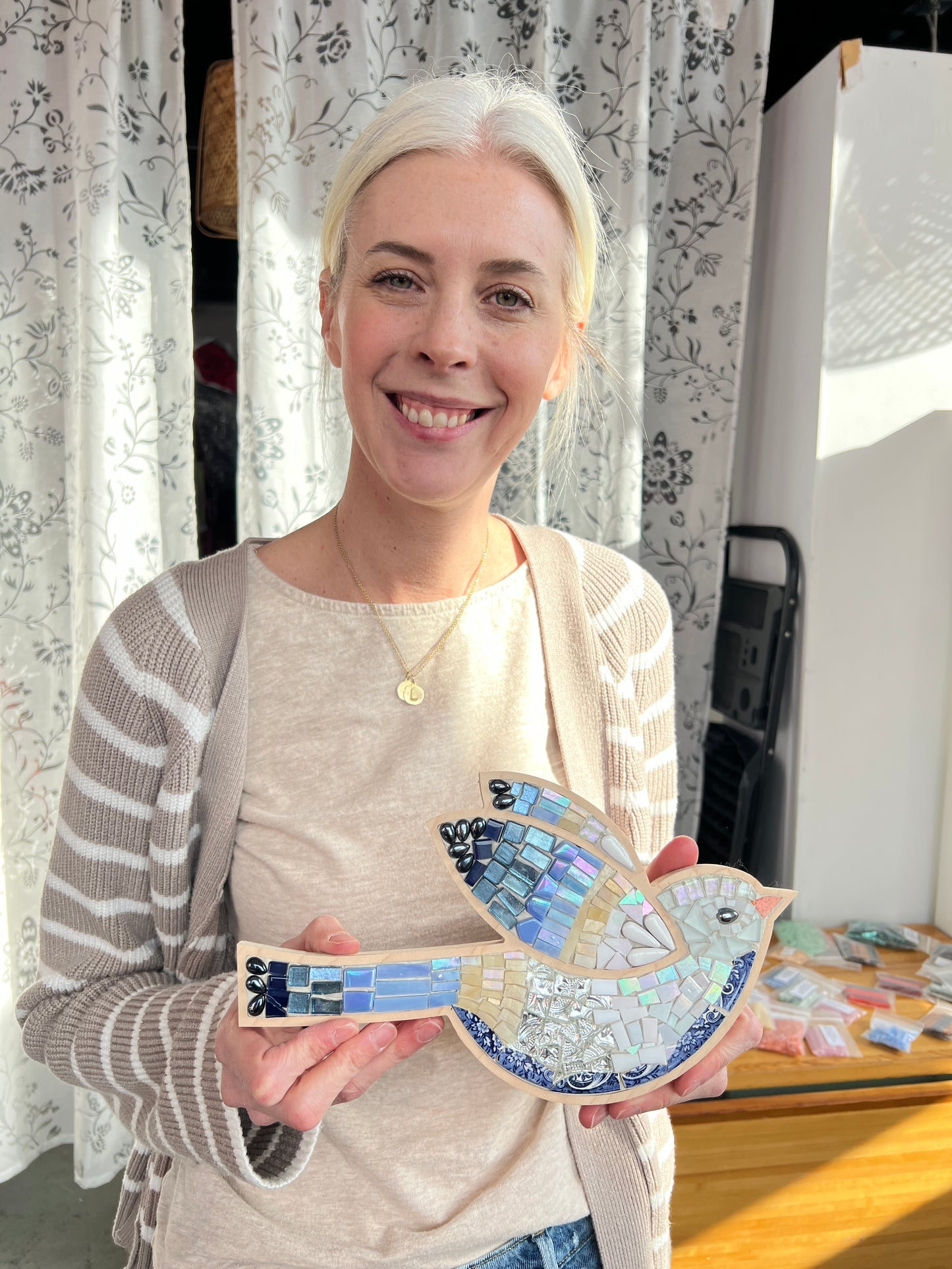 Sharra's Shapes | Bird Mosaic Frame