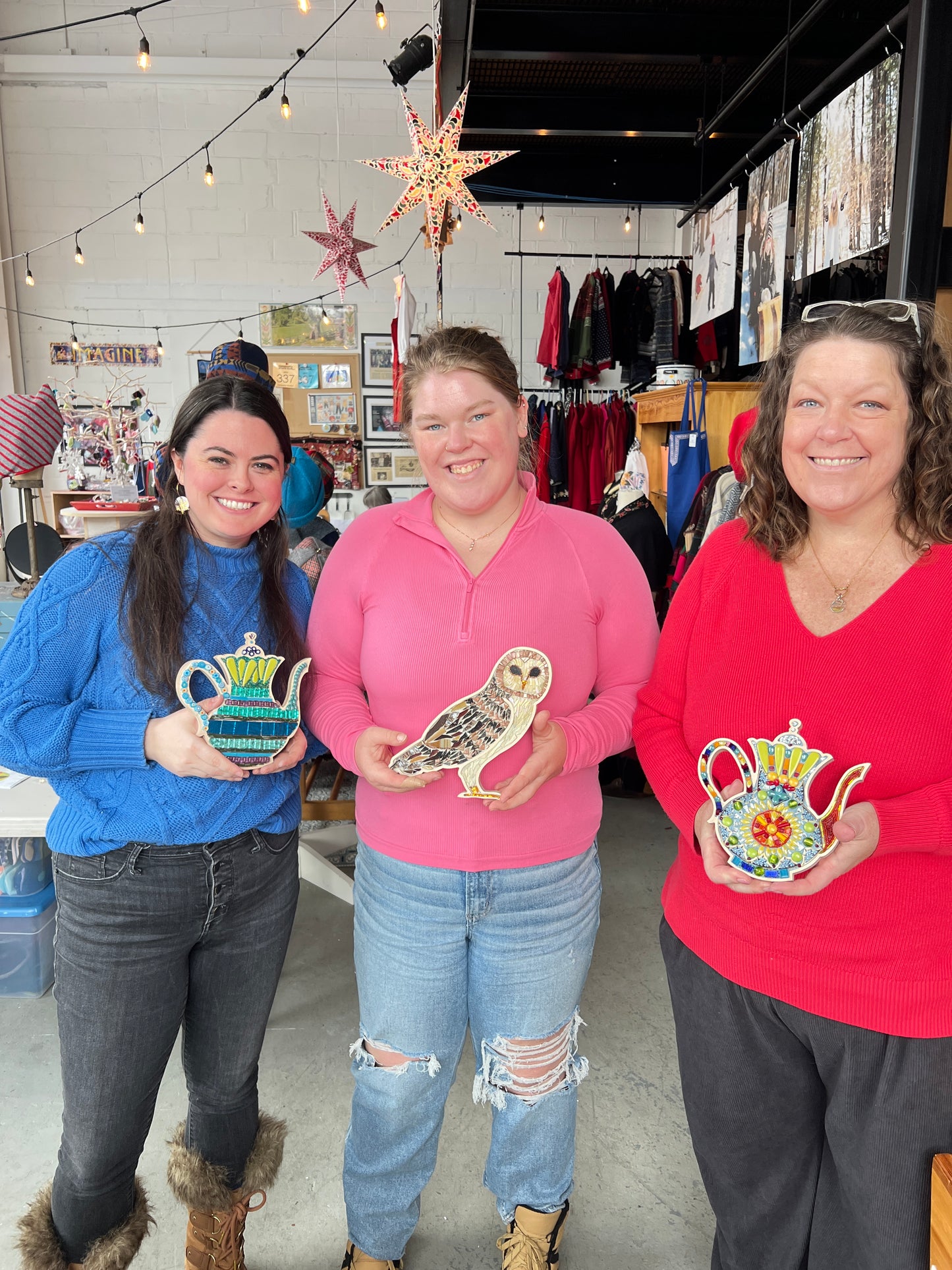 Sharra's Shapes | Owl Mosaic Frame