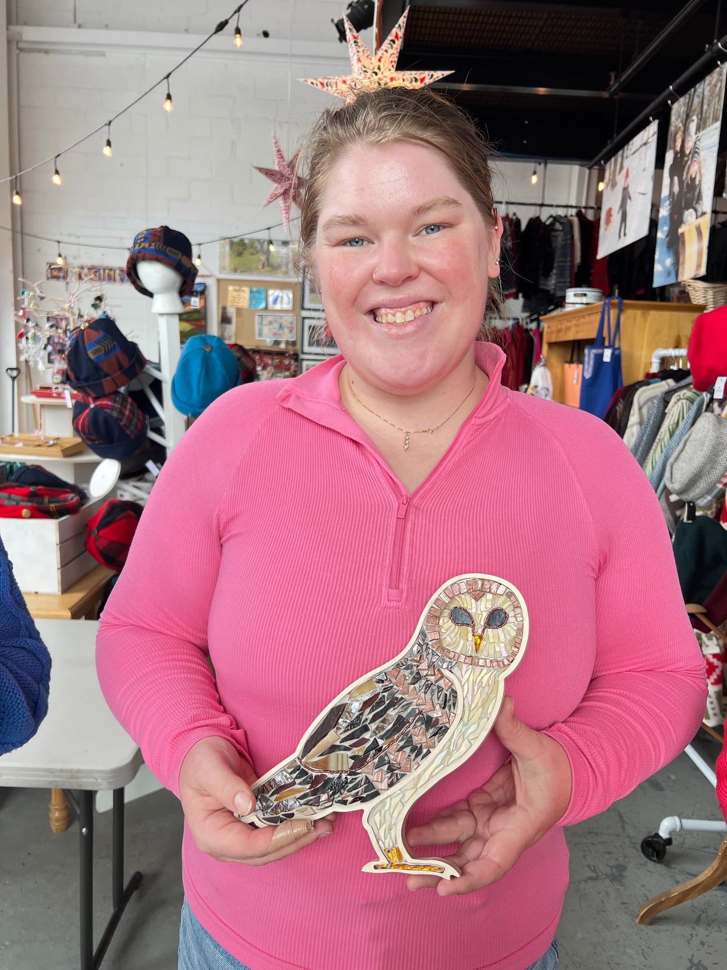 Sharra's Shapes | Owl Mosaic Frame