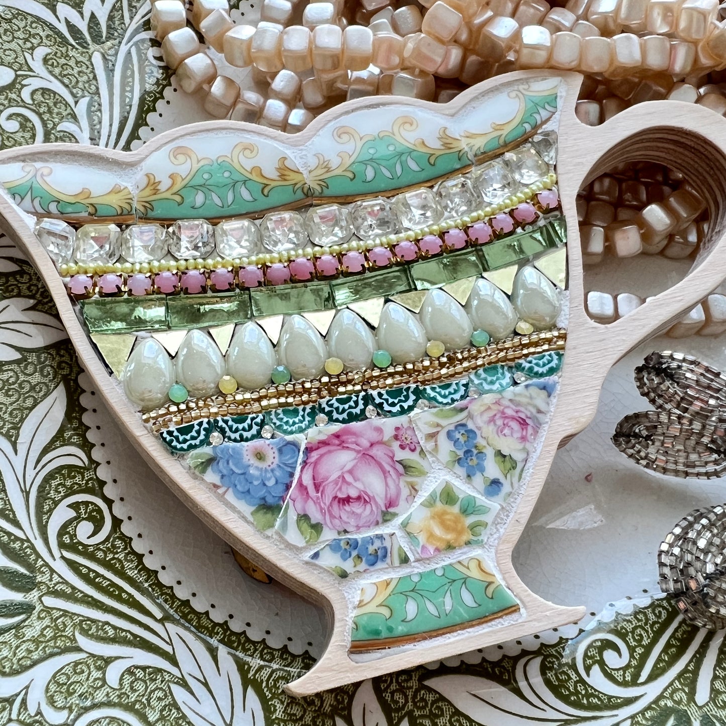 Sharra's Shapes | Teacup Mosaic Frame