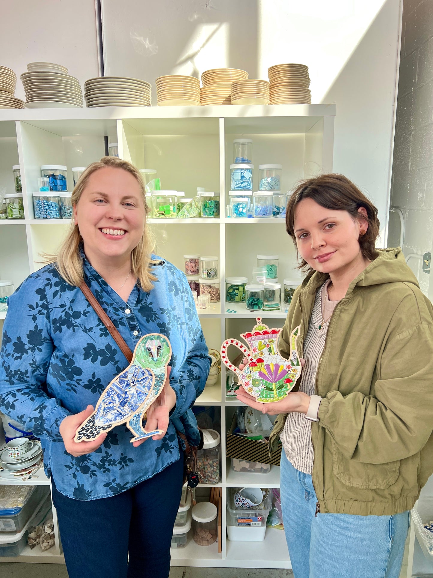 Sharra's Shapes | Owl Mosaic Frame