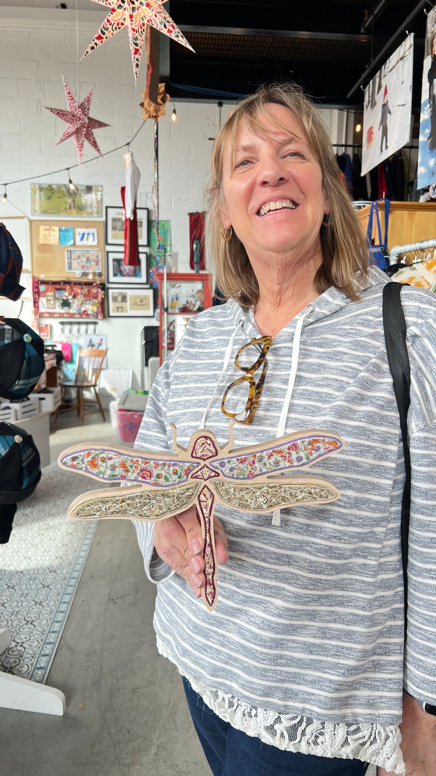 Sharra's Shapes | Dragonfly Mosaic Frame