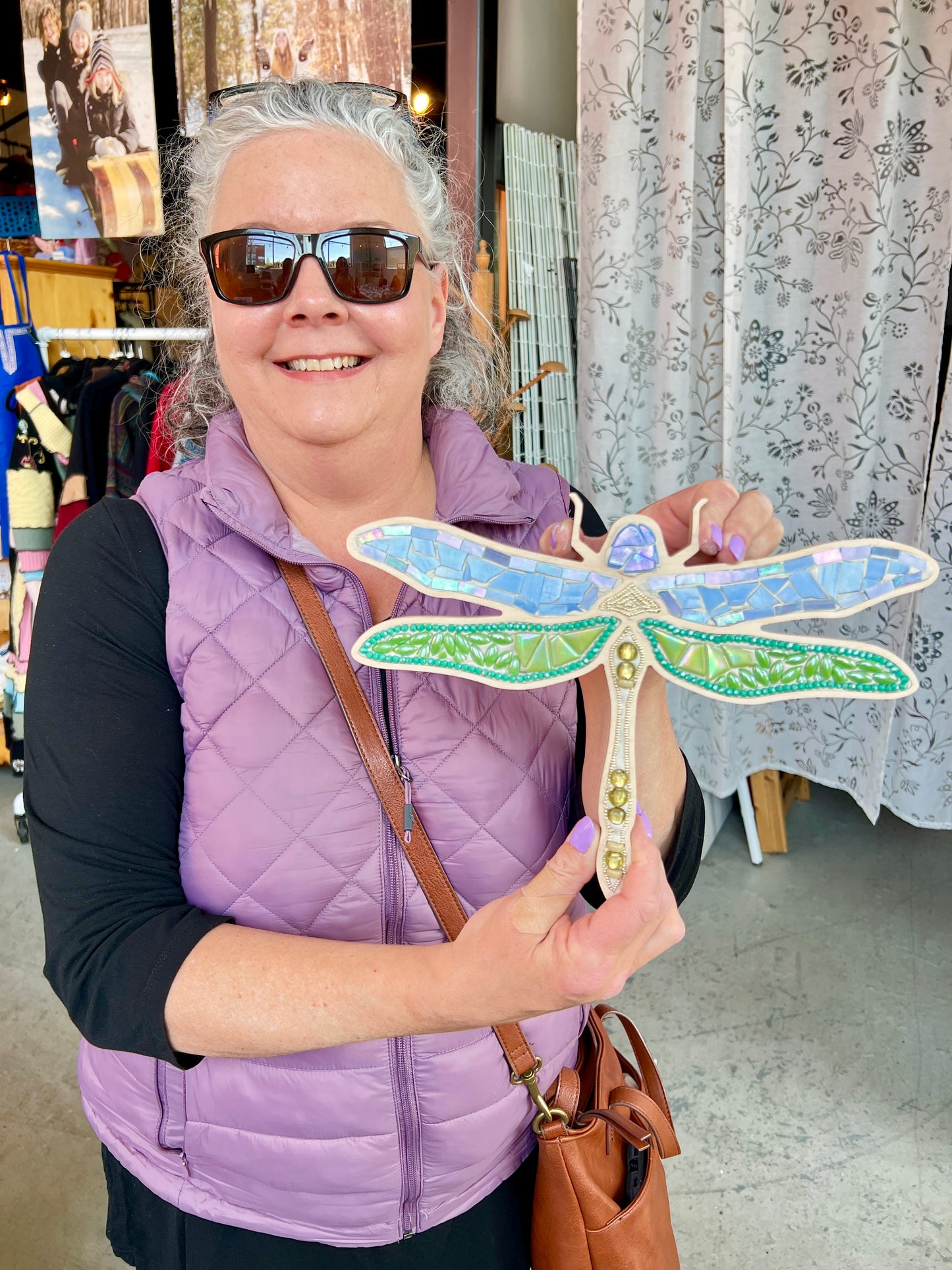 Sharra's Shapes | Dragonfly Mosaic Frame