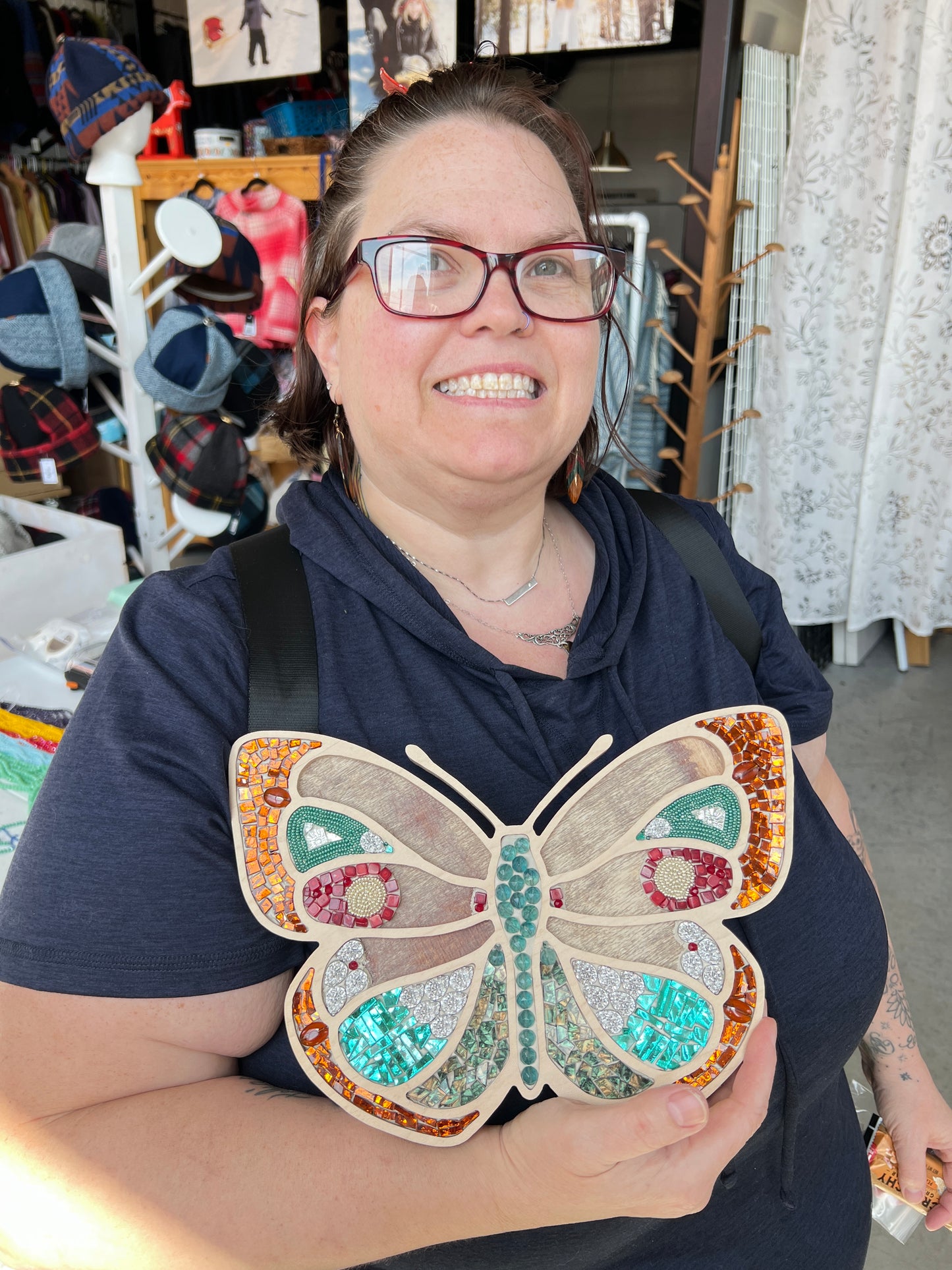 Sharra's Shapes | Butterfly Mosaic Frame