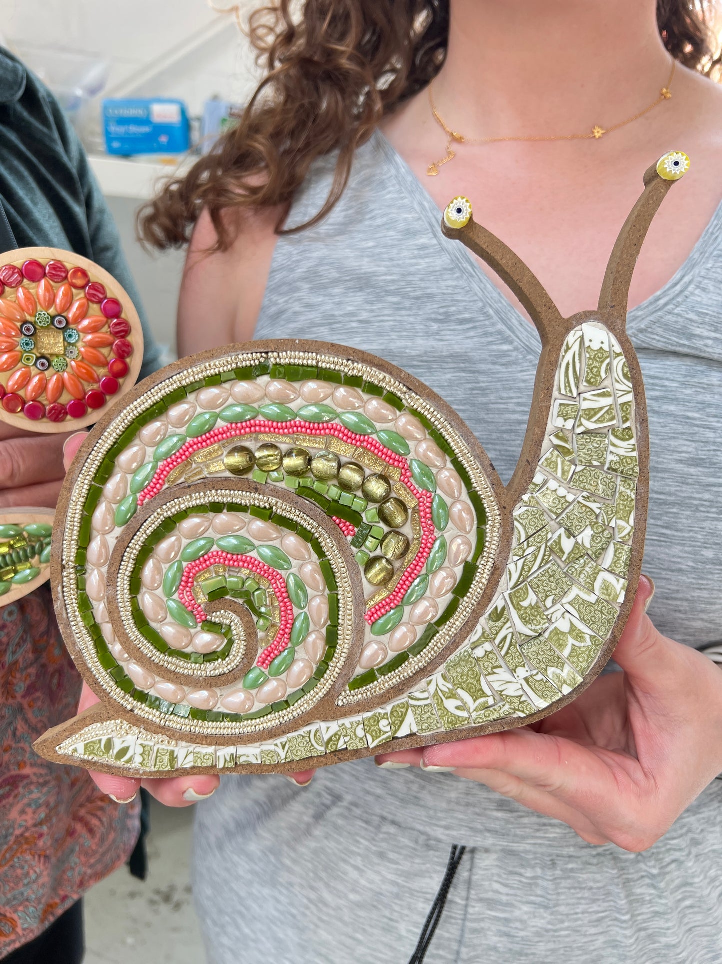 NEW! Sharra's Shapes | Snail Mosaic Frame | Indoor & Outdoor