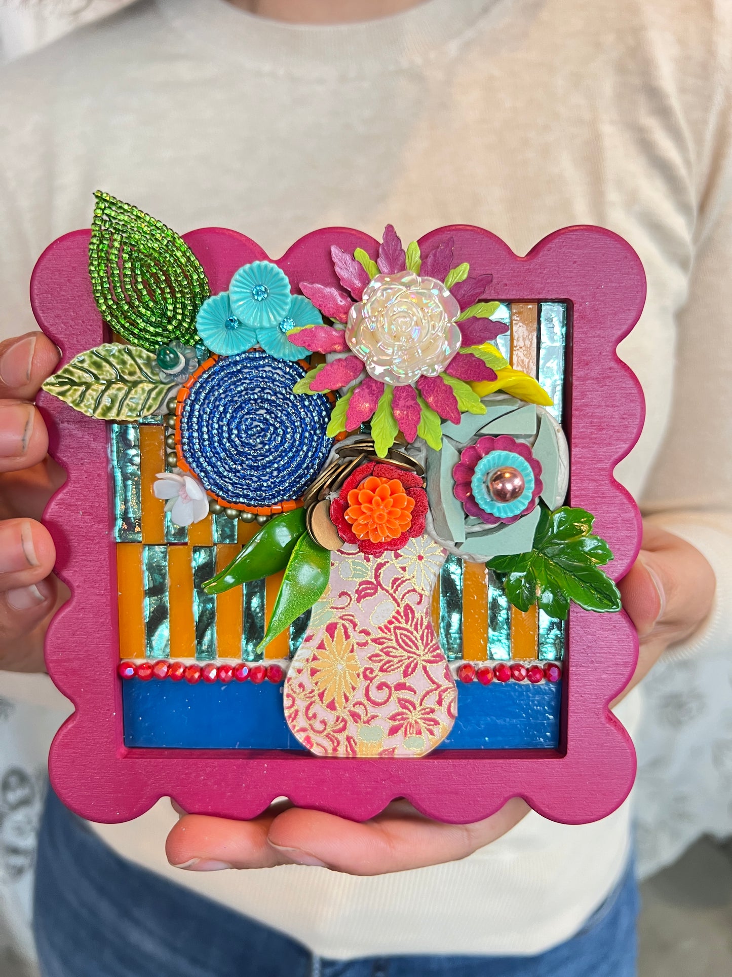 NEW! Mini Mosaic Floral Classes, Minneapolis Studio | Saturday, October 25th, 2025 (3 spots left!)