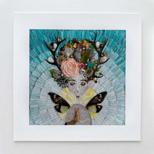 Giclée Print of Original Mosaic "Peacemaker" by Sharra Frank