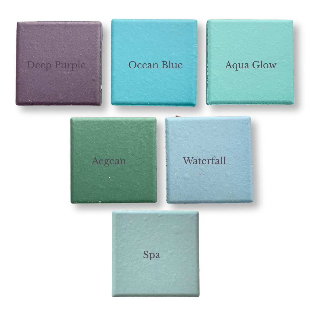Aegean Matte Porcelain Tile, Keystone
