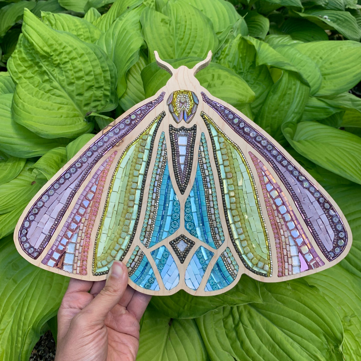 Sharra's Shapes | Moth Mosaic Substrate
