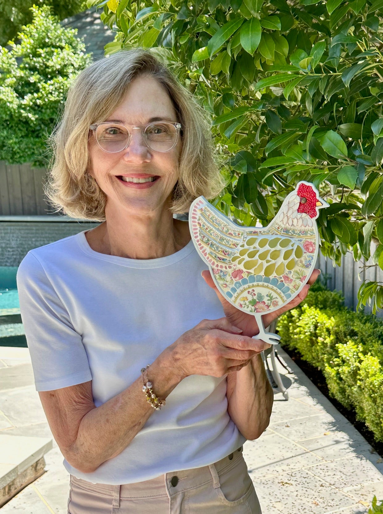 NEW! Sharra's Shapes | Chicken Mosaic Frame