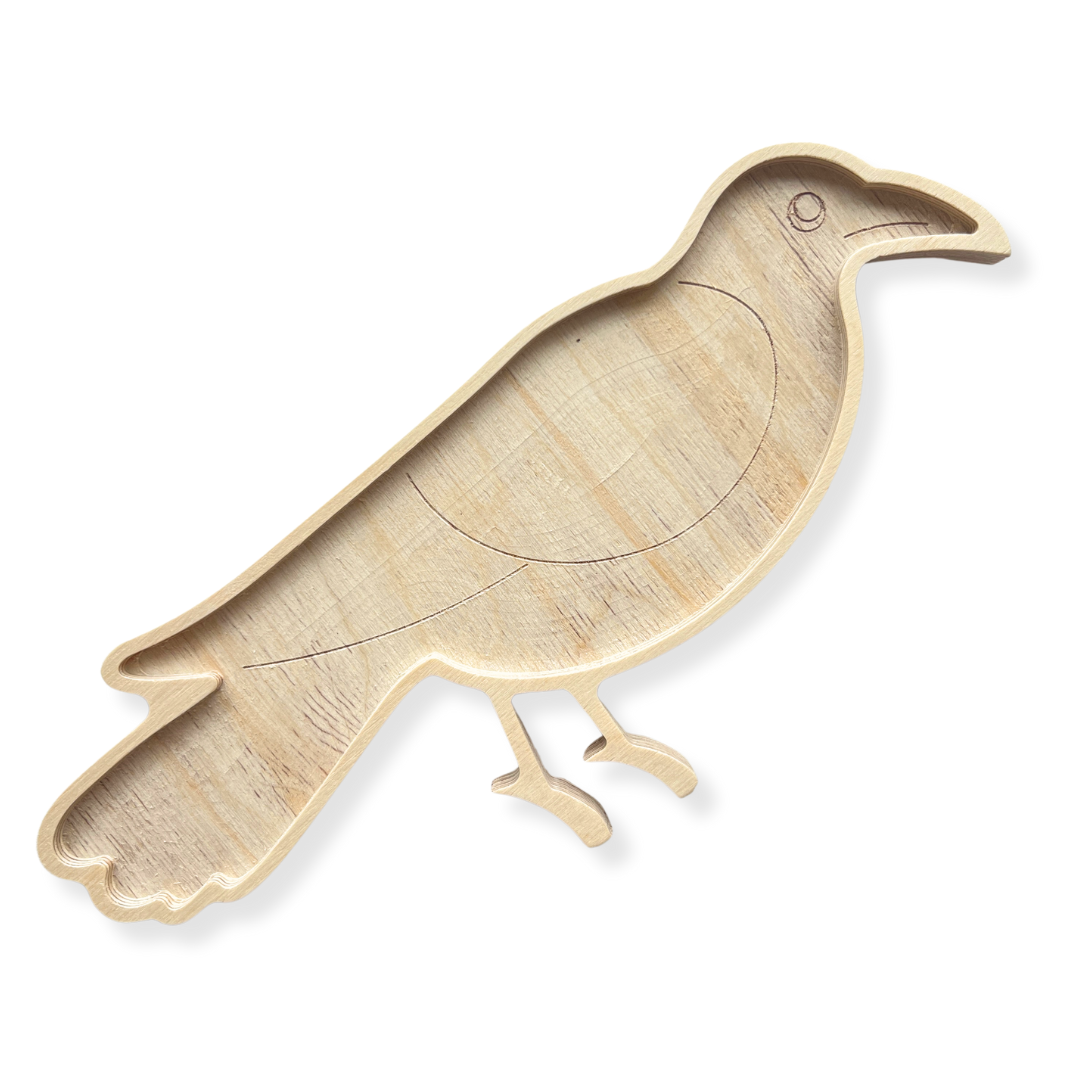 NEW! Sharra's Shapes | Crow Mosaic Frame