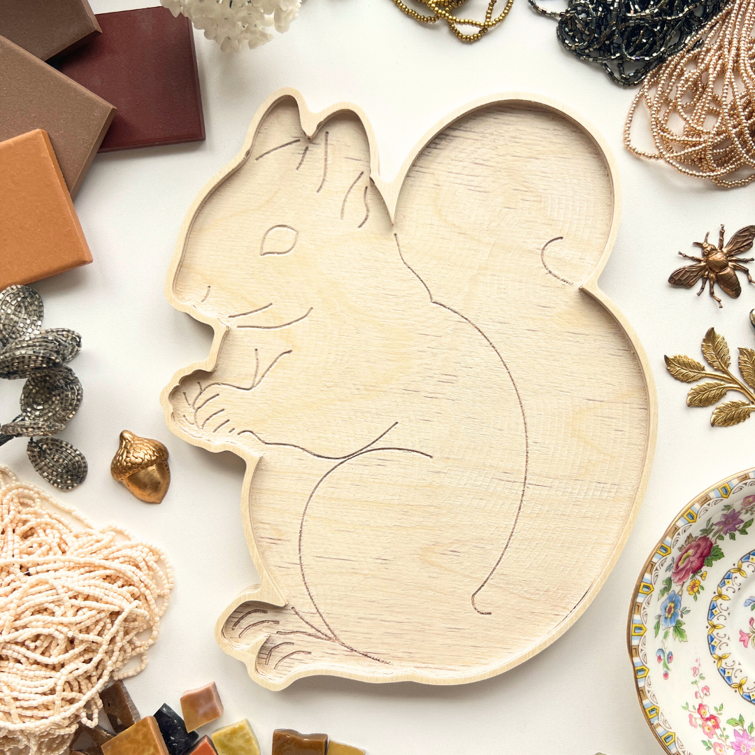 NEW! Sharra's Shapes | Squirrel Mosaic Frame