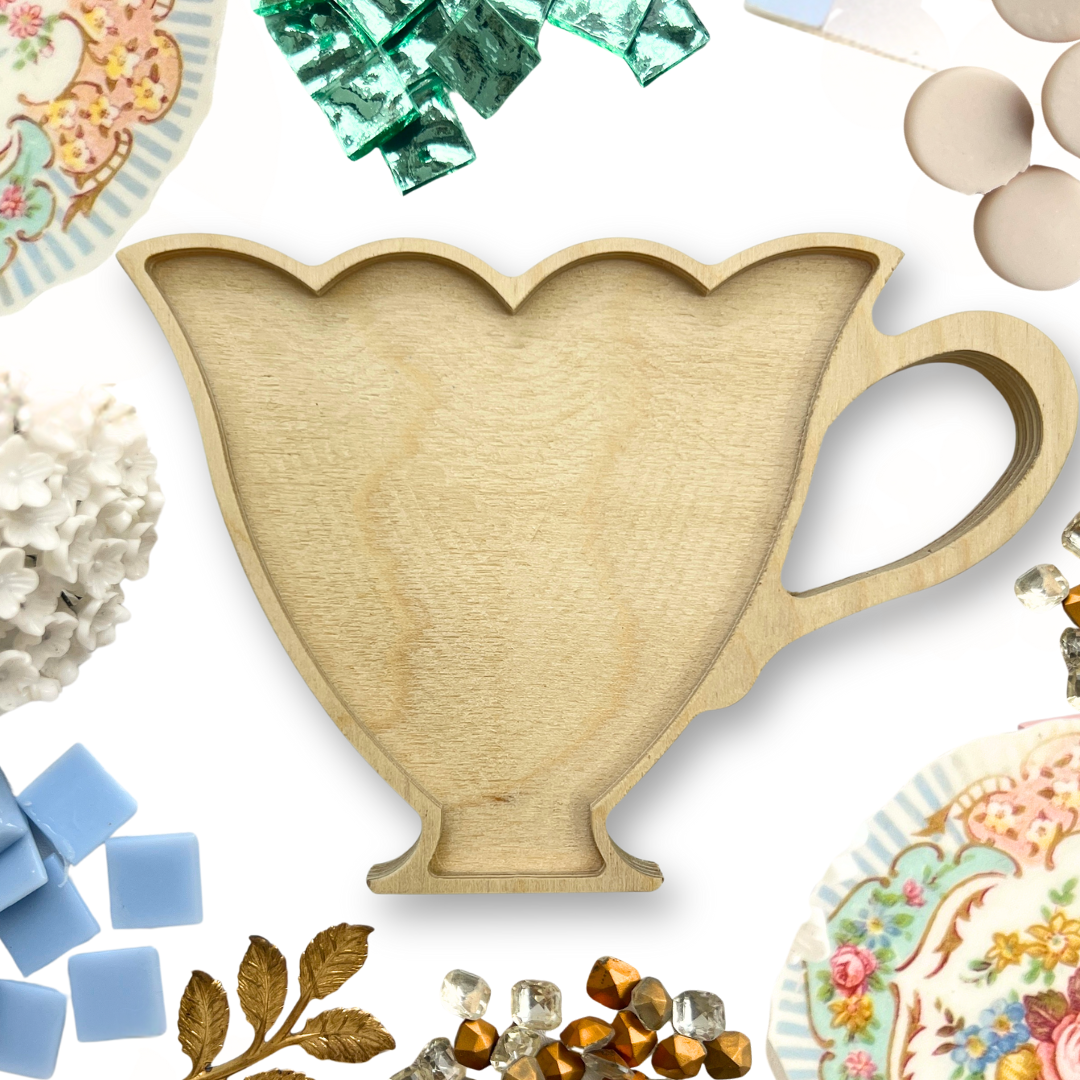 Sharra's Shapes | Teacup Mosaic Frame