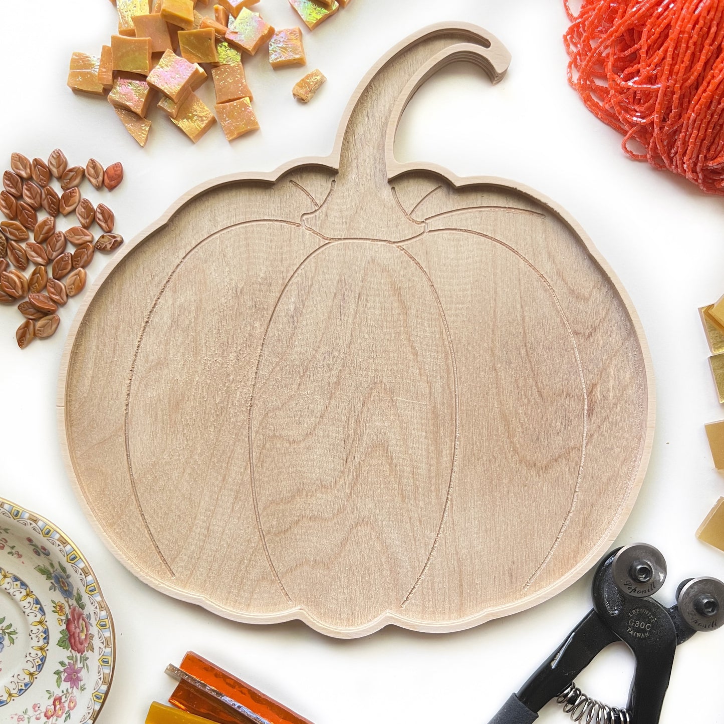 NEW! Sharra's Shapes | Pumpkin Mosaic Frame