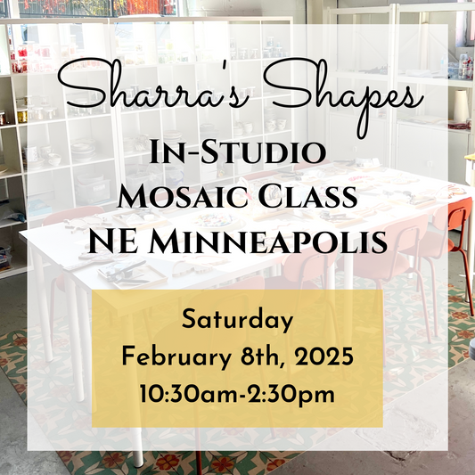 Minneapolis Mosaic Class- Saturday, February 8th, 2025 (6 spots open!)