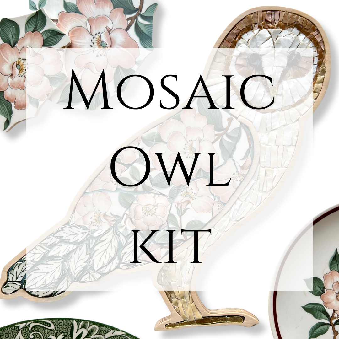 NEW! Mosaic Owl Kit + Video Instruction by Sharra Frank