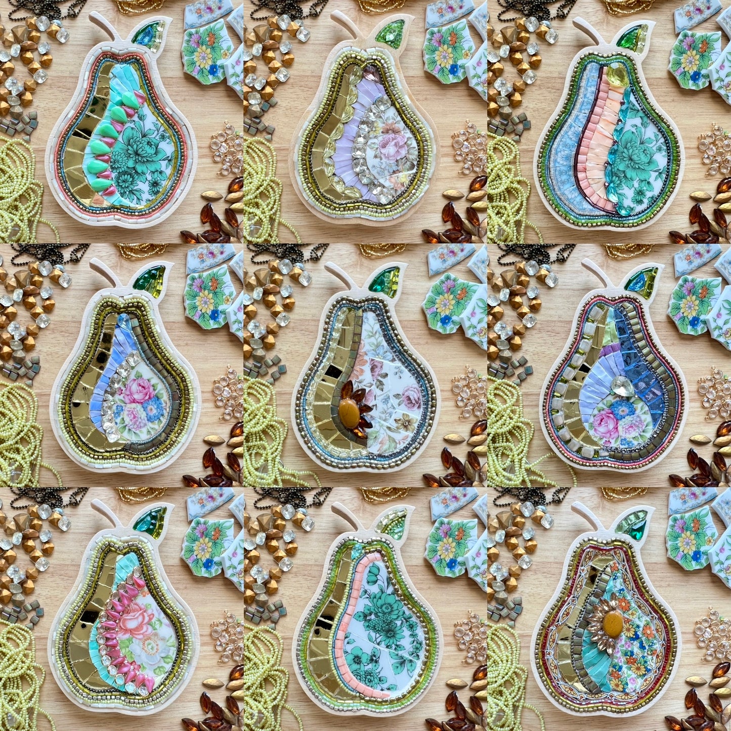 Limited Edition: Mini Mosaic Pear Kit + Class (Sold Out)