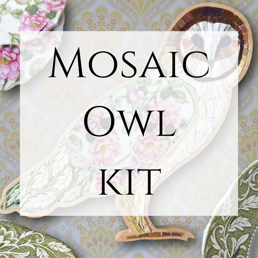 NEW! Mosaic Owl Kit + Video Instruction by Sharra Frank