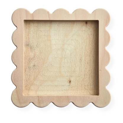 Scalloped Square Mosaic Frame