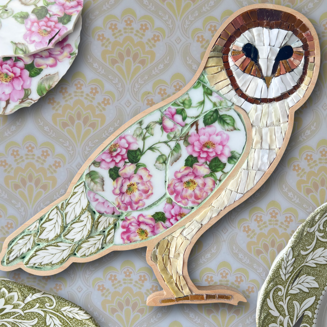 NEW! Mosaic Owl Kit + Video Instruction by Sharra Frank