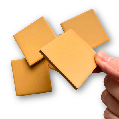 Mustard Matte Porcelain Tile, Keystone