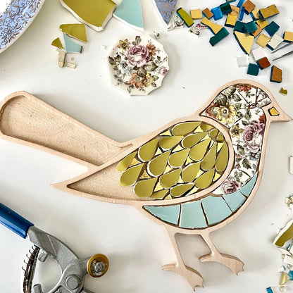 Songbird Bird Mosaic Frame