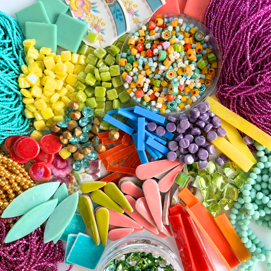 Mosaic Tesserae Supply Bundle - Bright & Bold