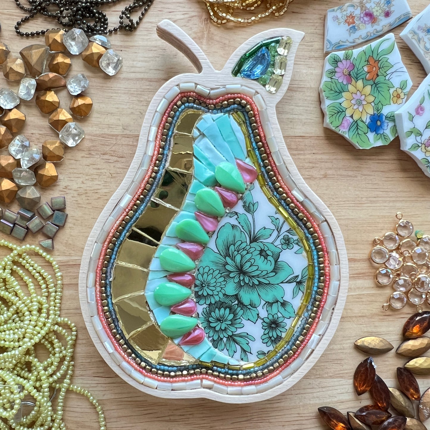 Limited Edition: Mini Mosaic Pear Kit + Class (Sold Out)