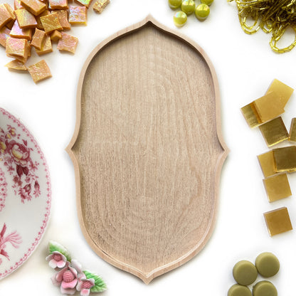 Ornate Oval Mosaic Frame