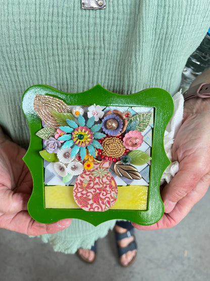 Mini Mosaic Floral Class  | Minneapolis, MN | Friday, Feb 20th, 2026 (8 spots left!)