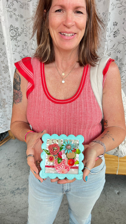 Mini Mosaic Floral Class  | Minneapolis, MN | Friday, Feb 20th, 2026 (8 spots left!)