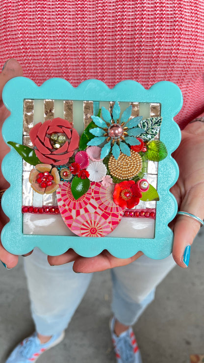 Mini Mosaic Floral Class  | Minneapolis, MN | Friday, Feb 20th, 2026 (8 spots left!)