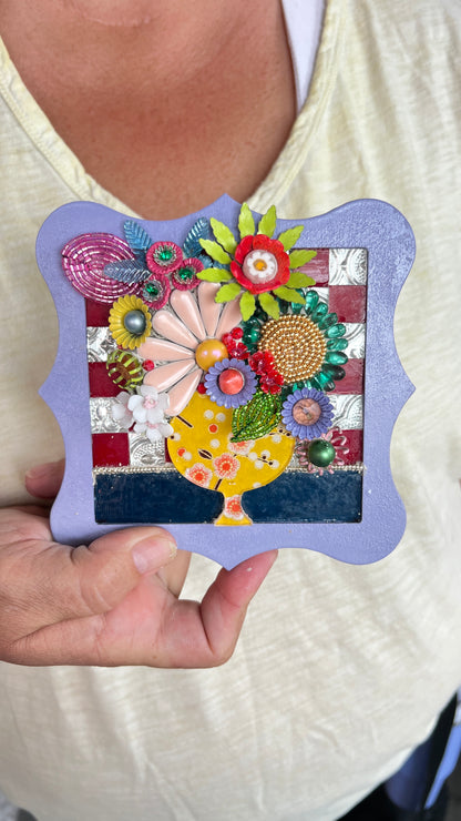 Mini Mosaic Floral Class  | Minneapolis, MN | Friday, Feb 20th, 2026 (8 spots left!)