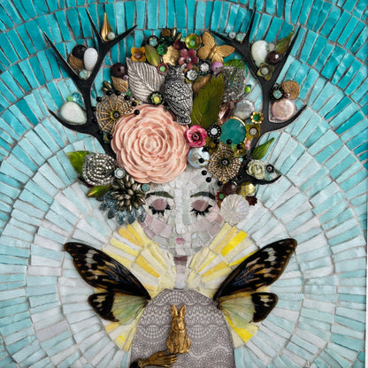 Giclée Print of Original Mosaic "Peacemaker" by Sharra Frank