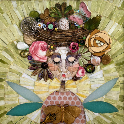 Giclée Print of Original Mosaic "Mother Nurture" by Sharra Frank