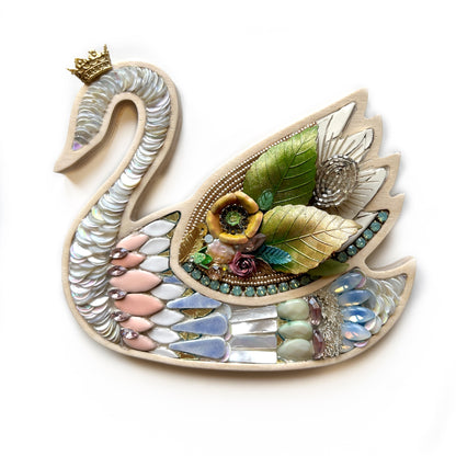 Mini Swan Mosaic Frame